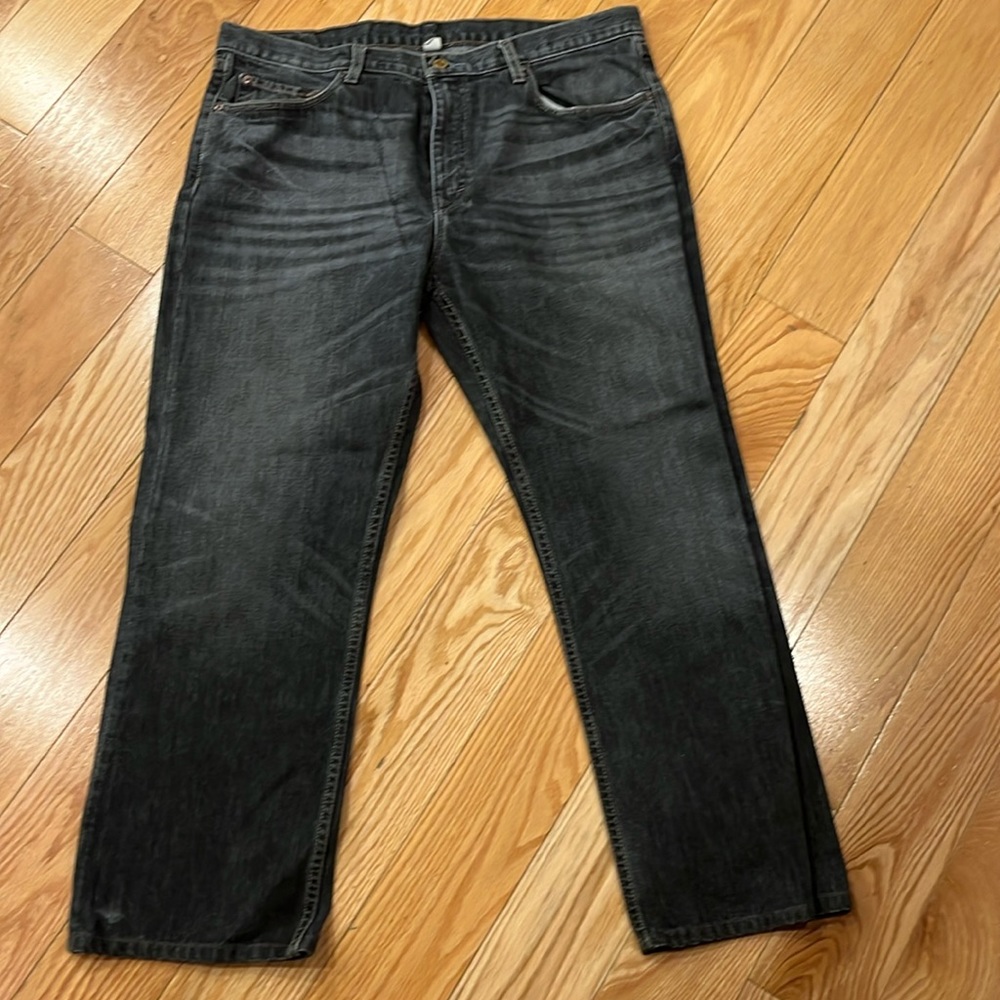 Banana Republic dark wash straight jeans